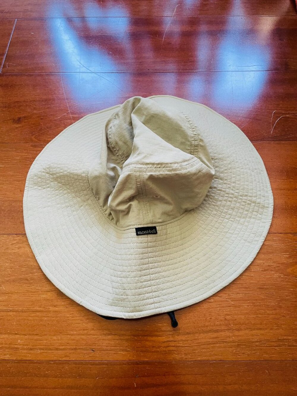 Montbell Parasol Bucket Hat, Light Tan, Medium
